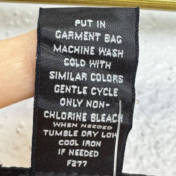 Vintage Avenue Women Y2K Lace Trim Cami Size 14/16 Orange Preppy Ribbed Knit 90S - Picture 7 of 7